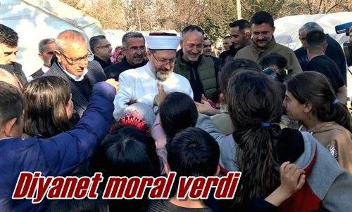 Diyanet moral verdi