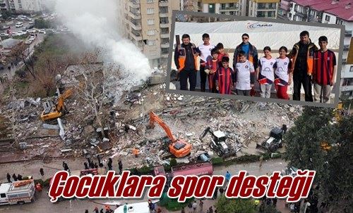 Çocuklara spor desteği