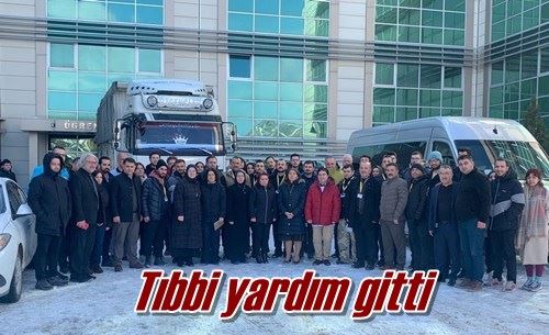 Tıbbi yardım gitti