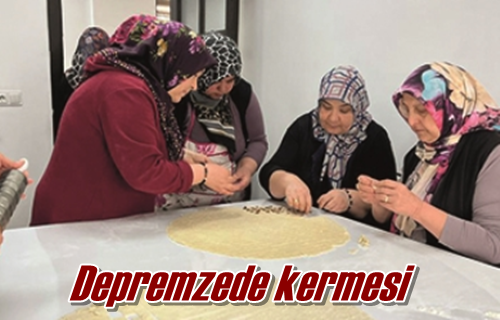 Depremzede kermesi