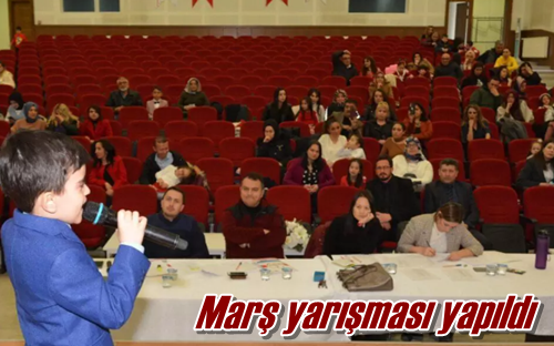 Marş yarışması yapıldı