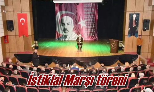 İstiklal Marşı töreni