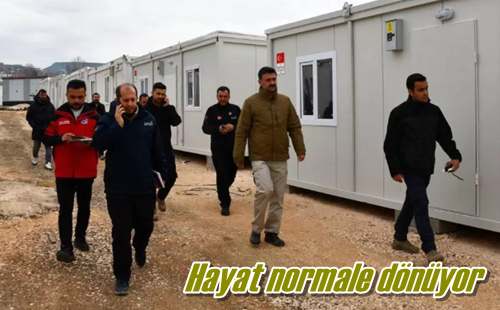 Hayat normale dönüyor