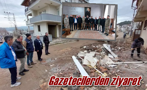 Gazetecilerden ziyaret