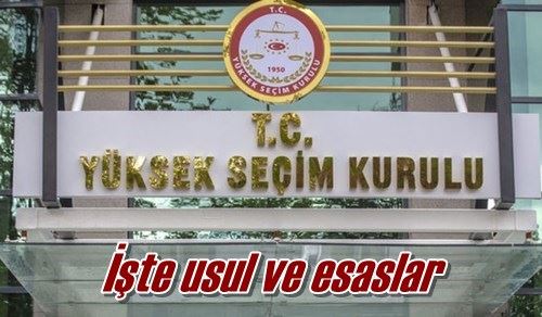 İşte usul ve esaslar