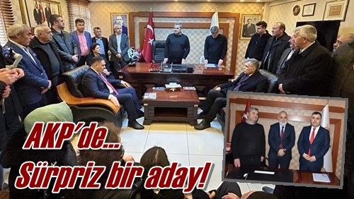 Sürpriz bir aday!