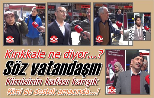 Söz vatandaşta!