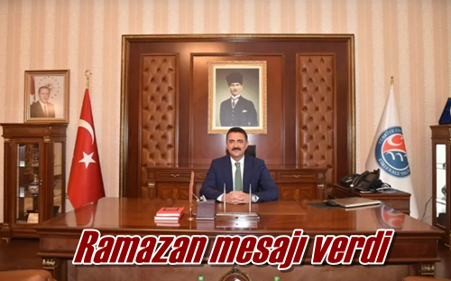 Ramazan mesajı verdi