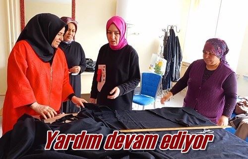 Yardım devam ediyor