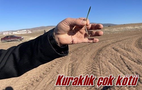 Kuraklık çok kötü