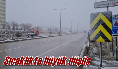 Sıcaklıkta büyük düşüş