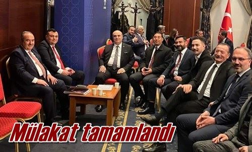 Mülakat tamamlandı