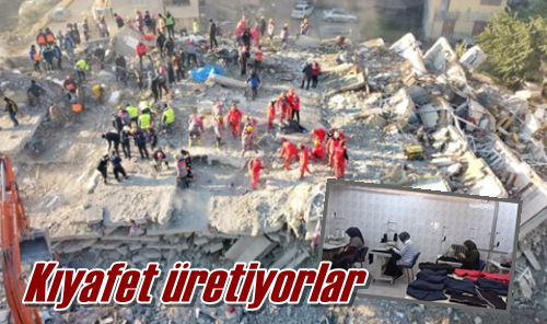 Kıyafet üretiyorlar