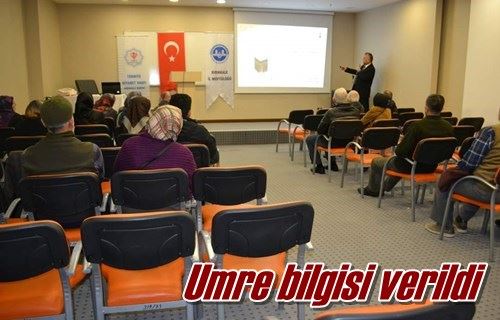 Umre bilgisi verildi