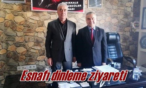 Esnafı dinleme ziyareti