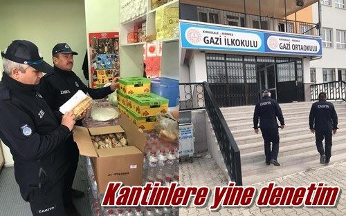 Kantinlere yine denetim