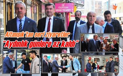 Altınışık’tan seri ziyaretler