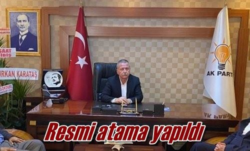 Resmi atama yapıldı