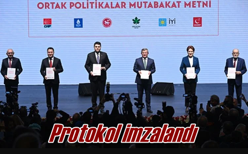 Protokol imzalandı