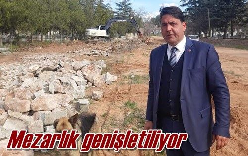 Mezarlık genişletiliyor