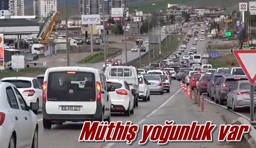 Müthiş yoğunluk var