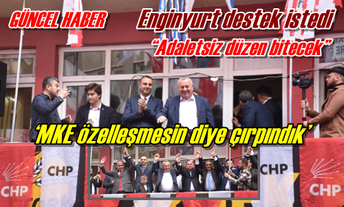 Enginyurt destek istedi