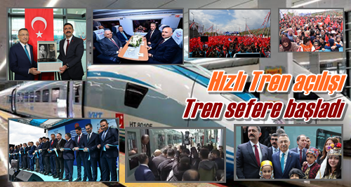 Tren sefere başladı