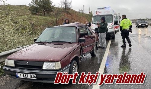 Dört kişi yaralandı