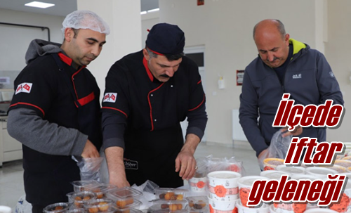 İlçede iftar geleneği