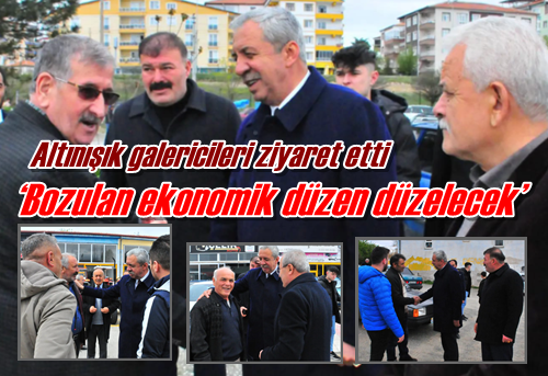 Altınışık galericileri ziyaret etti