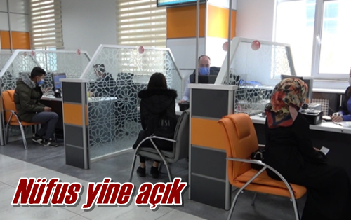 Nüfus yine açık