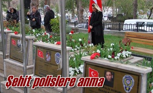 Şehit polislere anma