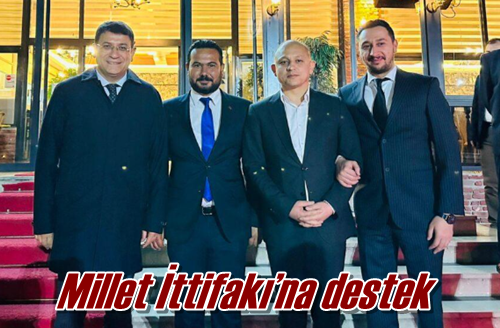 Millet İttifakı’na destek