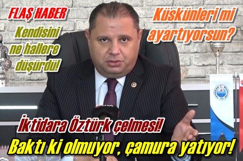 Baktı ki olmuyor, çamura yatıyor!