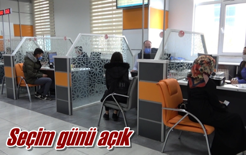 Seçim günü açık