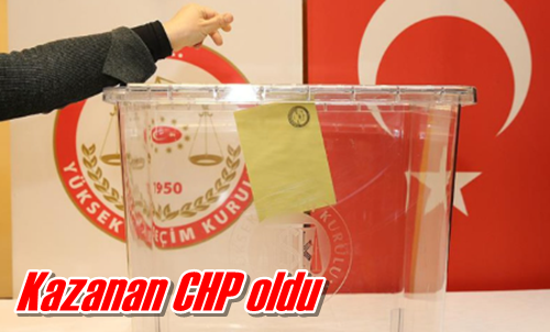 Kazanan CHP oldu
