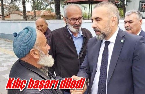 Kılıç başarı diledi