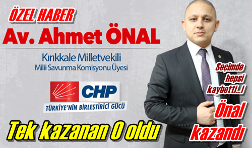 Tek kazanan O oldu