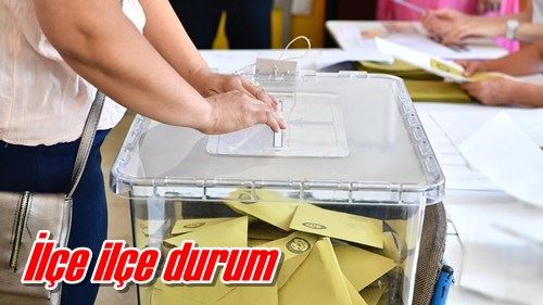 İlçe ilçe durum