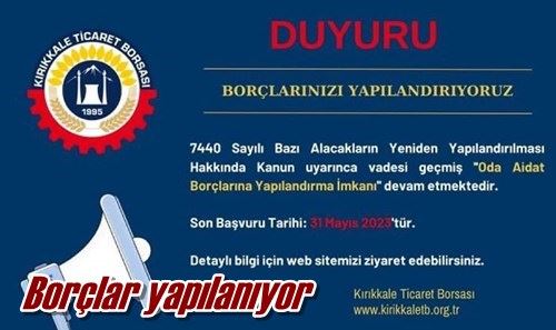Borçlar yapılanıyor