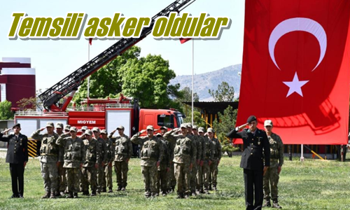 Temsili asker oldular