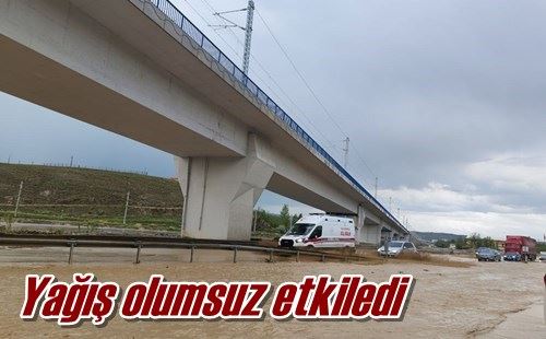 Yağış olumsuz etkiledi