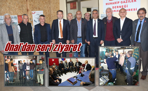 Önal’dan seri ziyaret