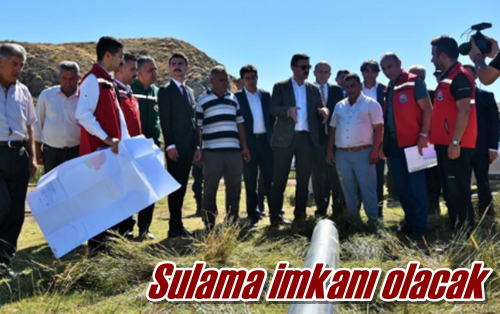 Sulama imkanı olacak