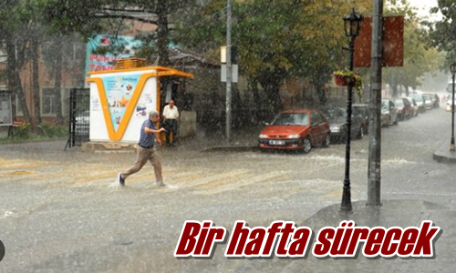 Bir hafta sürecek