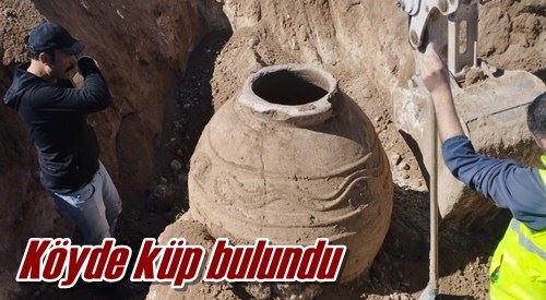 Köyde küp bulundu