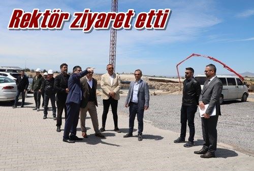 Rektör ziyaret etti