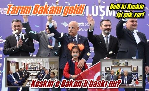 Tarım Bakanı geldi