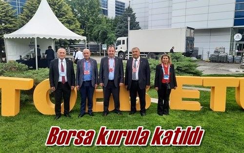 Borsa kurula katıldı