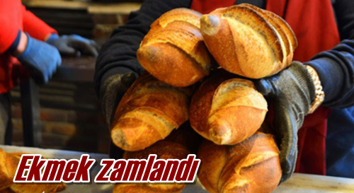 Ekmek zamlandı